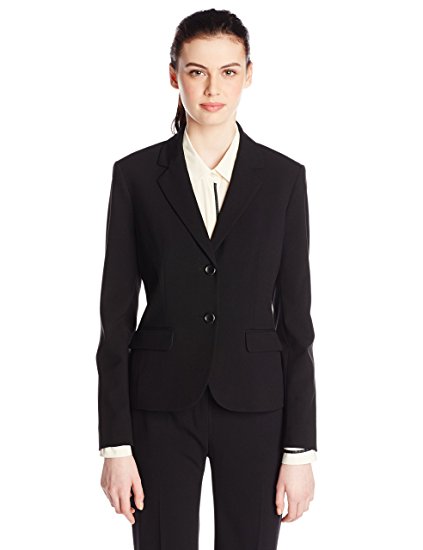 Nine West Women's 2 Button Bi Stretch Notch Suit Jacket