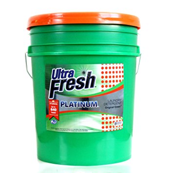 Ultra Fresh UFPGREGL Platinum Original Green Liquid Laundry Detergent, 5 gal, 640 oz.
