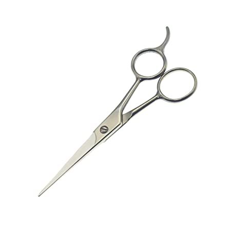 Yutoner Professional Hair Cutting Scissors Sharp Blades Hair Shears/Barber Scissors/Mustache Scissors Stainless Steel Hair Scissors 7" 6.5" 6" Haircut/Hairdresser For Kids, Men and Women (5.5 Inch)