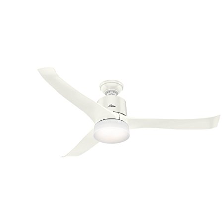 Hunter 59222 Symphony Ceiling Fan with Wifi Capability & Apple Homekit Integration, Large, Fresh White