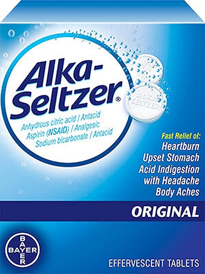 Alka-Seltzer Original with Aspirin, 24 Count