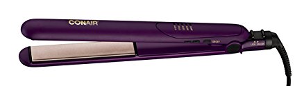 Conair Double Ceramic Flat Iron; 1-inch; Black