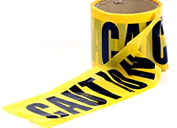 Disposable Safety Barricade Tape, 3 inches X 300 Feet - Caution Tape – Typhon East