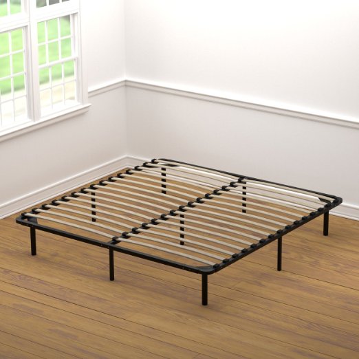 Handy Living Wood Slat Bed Frame King