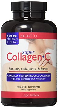 Super Collagen C, Type 1 & 3, 250 Tablets - Neocell