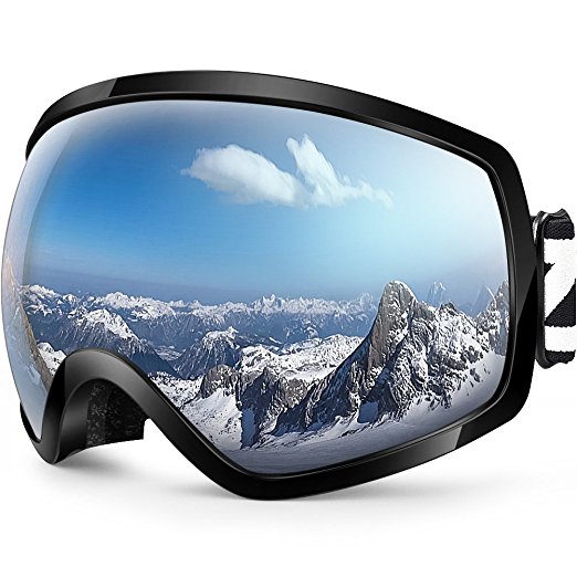 ZIONOR Lagopus Ski Snowboard Goggles UV Protection Anti-fog Snow Goggles for Men Women Youth