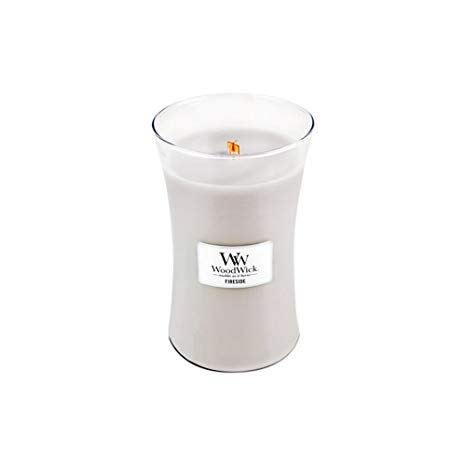 WoodWick Hourglass Scented Candle, Fireside, Large, 21.5 oz.