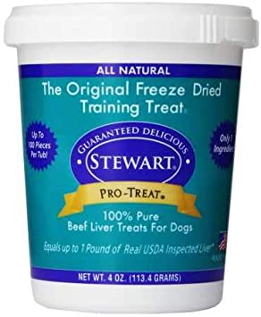 Stewart Freeze Dried Treats 4 oz Beef Liver
