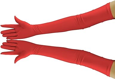 Ensnovo Adult Over Elbow 20.1" Stretch Long Spandex Opera Gloves