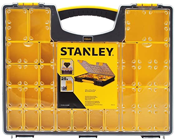 STANLEY Organizer Box With Dividers, Removable Compartment, 25 Compartment (014725R)