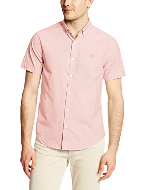 Original Penguin Men's Short Sleeve Oxford Shirt