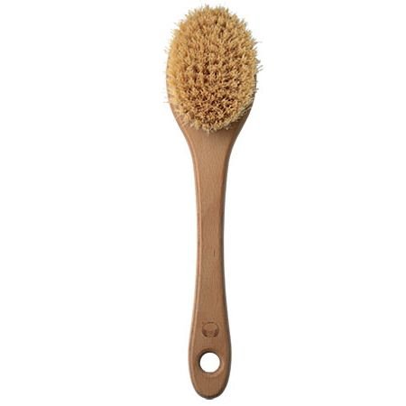 Cactus Bath Brush Wooden Long Handled