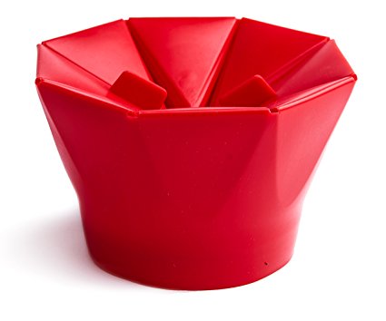 Popcorn Popper for Microwave - Healthy Choice - Easy to Use - Collapsible with Built-in Measurements