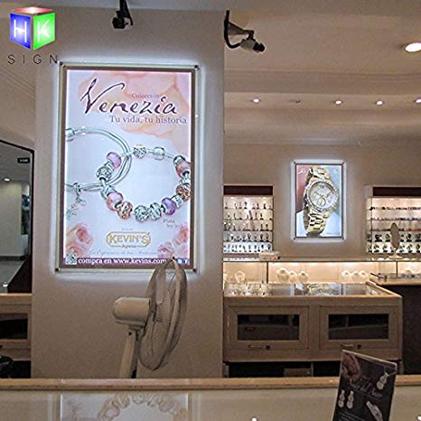 HKSIGN-24X36 inches led Light Box for Ultra Thin Acrylic Frame, Crystal Frame, Photo Frame Sign Board Advertising Display
