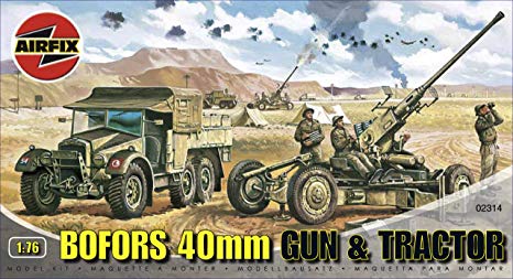 Airfix A02314 Bofors 40mm Gun & Tractor 1:76 Scale Series 2 Plastic Model Kit
