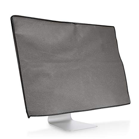kwmobile Monitor Cover for 20-22" monitor - Dust Cover PC Monitor Case Screen Display Protector - Dark Grey