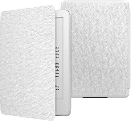 MoKo Case Fits All-New Kindle (10th Generation - 2019 Release Only), Thinnest Protective Shell Cover with Auto Wake/Sleep, Will Not Fit Kindle Paperwhite 10th Generation 2018 - White