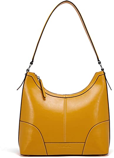 BOSTANTEN Women Leather Handbag Designer Hobo Shoulder Bag Tote Purses