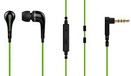 SoundMagic ES11S Headphones (Black/Green)