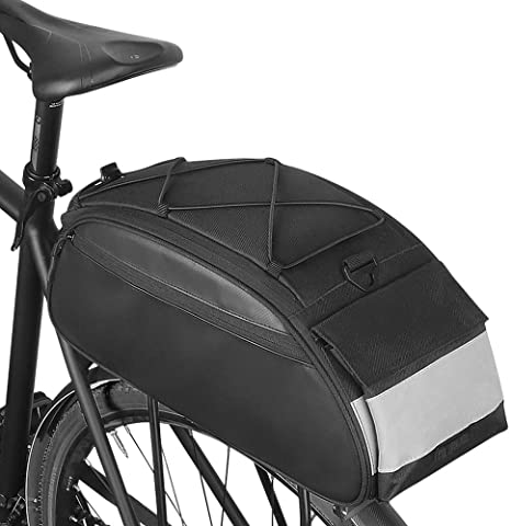 COTEetCI Bike Trunk Bag Bicycle Cargo Rack Bag Commuter Bike Rear Rack Bags Luggage Carrier Bag