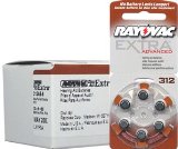 Rayovac Extra Advanced size 312 Hearing Aid Battery pack 60 pcs