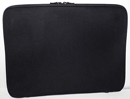 Simple Sleeve by Good Gear for Life, Practical, 3-sided Neoprene Laptop Sleeve - Black, 15-inch, Fits both PC laptops, tablets, and MacBooks
