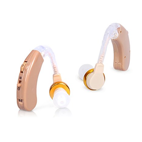 HEARNA HAS302 Hearing Sound Amplifier With Lower Background And High Sound Again For Hearing Sound Loss Aid In Watch TV /Outdoor (2 set) (It's the best gift for the elderly on Christmas!)
