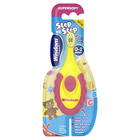 Wisdom Step By Step Super Soft Toothbrush For Children of 0-2 Year Old
