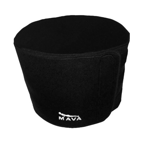 Mava Sports Colorful Sweat Waist Trimmer Belt for Men and Women - Adjustable Weight Loss Slimming Belt Waist Slimmer