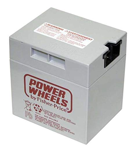 NEW 00801-0638 Battery 12 Volt Gray Genuine Power Wheels Fisher Price Grey 12V