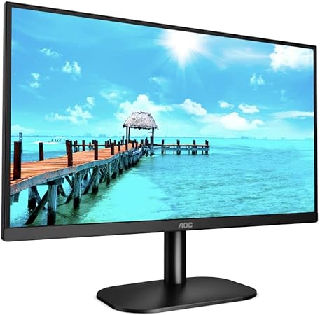 AOC 24B2XH - 24 Inch FHD Monitor,75Hz, IPS, 7ms, lowBlue Mode, Framnless Design, Vesa 100 x 100 (1920 x 1080 @ 75Hz, HDMI/VGA)