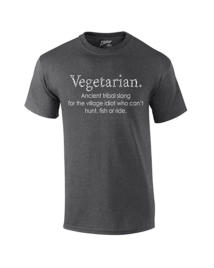 Vegetarian Ancient Tribal Slang Funny T-Shirt