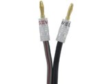 Silverback Speaker Wire by Sewell with Silverback Banana Plugs 10 ft 12 AWG OFC 259 Strand Count Terminated