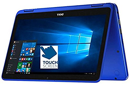 2017 Dell Inspiron 11.6" HD 2-in-1 Convertible Touchscreen Laptop (Tablet), Intel Quad-Core Pentium N3710 up to 2.56GHz, 4GB RAM, 500GB HDD, MaxxAudio, WLAN, Bluetooth, HDMI, Webcam, Windows 10