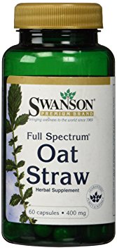 Swanson Full Spectrum Oat Straw 400 mg 60 Caps