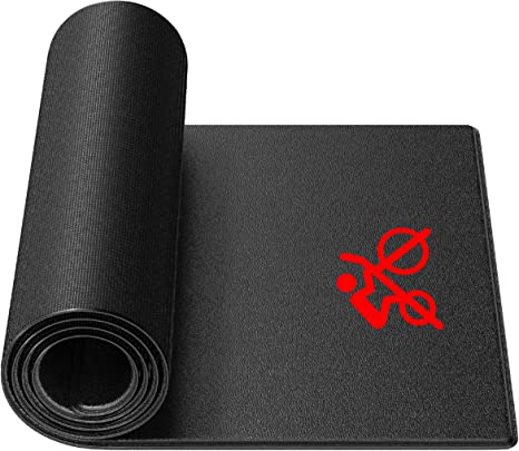 Crostice Bike Mat Compatible with Peloton Original Bike & Bike Plus & Treadmill, Upgrade Thickness 6mm, for Bike Trainer, Protect Hardwood Floor Carpet, Accessories for Cycling Home Gym