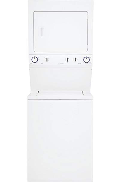 Frigidaire FFLE3911QW 27" Energy Star Certified Washer/Dryer Laundry Center with Super Capacity 8 Multiple Wash Cycles 4 Drying Cycles and Timed Dry Cycles in