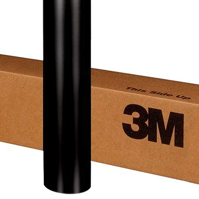 3M 1080 S12 SATIN BLACK 5ft x 1ft (5 Sq/ft) Car Wrap Vinyl Film