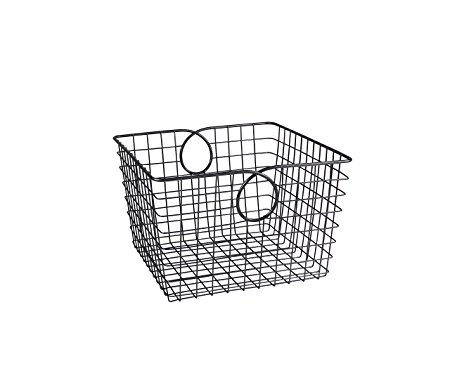 Spectrum Diversified Teardrop Storage Basket, Large, Industrial Gray