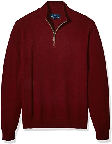 Buttoned Down Men's Cashmere Quarter-Zip Sweater