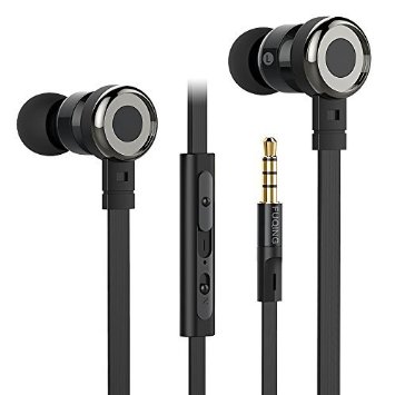 Earphone,Splaks Stereo Headphone Earbuds with Mic and Volume Control,Hands-free Calling,Noise Isolating for iPhone, iPod, iPad, Galaxy, Nokia, HTC, Nexus, BlackBerry etc-Black