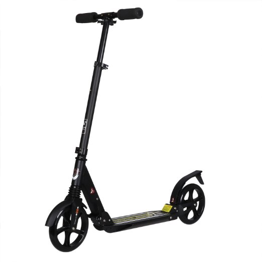 Ancheer Kick scooter Adjustable Height T-Style Folding Adult Scooter