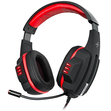 Sentey® Harmoniq Pro Real 5.1 GS-4840 Pc Gaming Headset / 5.1 True (Not Virtual) 6 Driver and Subwoofer/ 3 Real Speakers Each Side Right and Left / Inline Volume Control with 6 Channel Volume Control / Microphone Retractable with Led Lights / Gold USB Universal for Any Pc or Laptop / 3 Meter All Heavy Duty Braided Cable / Drivers Diameters Front 30mm - Center 40mm - Rear 30mm - Subwoofer 27mm / Lightweight 462g / Manage Each Individual Channel Db Setting / 12 Preset Equalizer   User Defined Settings / Environment Setting for Better Pc Gaming Performance / Built in Vibration Unit Vib@ / 7 Levels of Headband Adjustment on Each Side / Passive Noise Canceling / Cable Management with Velcro Straps / USB Cap Connector - Replaceable Ear Cushions Leather and Cloth / Computer Headset for Talk with Skype , Work and Play! - USB Connector DAC Surround Sound Real 5.1 for Best Computer Audio with New Technology Digital to Analog Converter (Dac) Made Gorgeous Difference in Sound Quality Better Than Any Wireless or Bluetooth