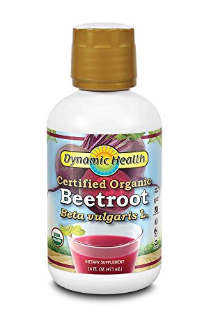 Dynamic Health Certified Organic, Beetroot Juice, 16 Ounce
