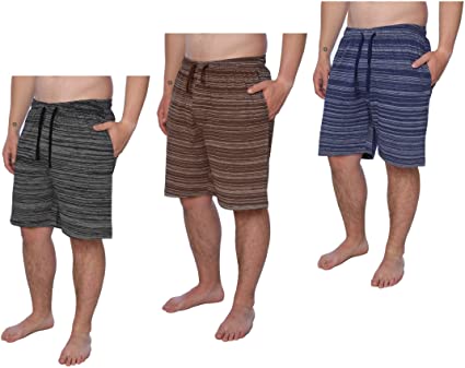 Men's Jersey Knit Pajama Shorts Lounge Shorts Available in Plus Size