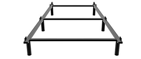 ZIYOO 7 Inch Adjustable Metal Bed Frame Base for Box Spring, Twin/Twin XL