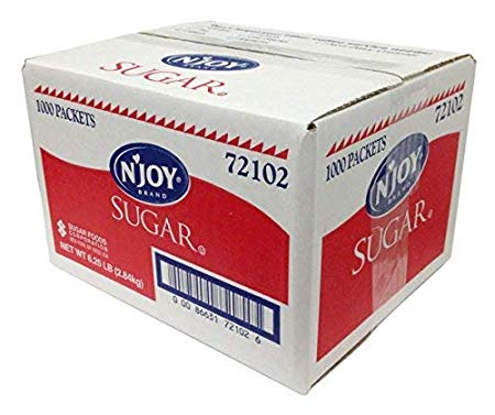 N'Joy Sugar Packets, Box of 1000