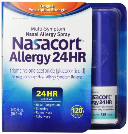 Nasacort Allergy 24 Hour 120 Sprays 057 Fluid Ounce
