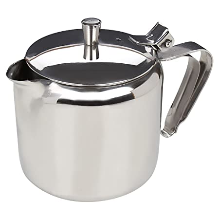 AJAY STEEL Stainless Steel Tea Serving Pot with Handle, Medium 750ml