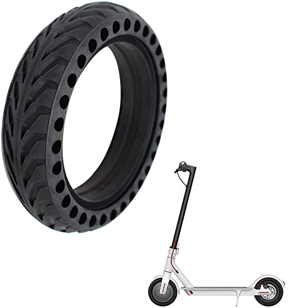 Z-FIRST Solid Tires 8.5 Inches Electric Scooter Wheels Replacement Tire 8-1/2'' Front or Rear Honeycomb Tires for Xiaomi Mijia M365, Gotrax GXL V2 and More